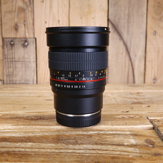 Used Samyang 85mm F1.4 UMC - Fujifilm X