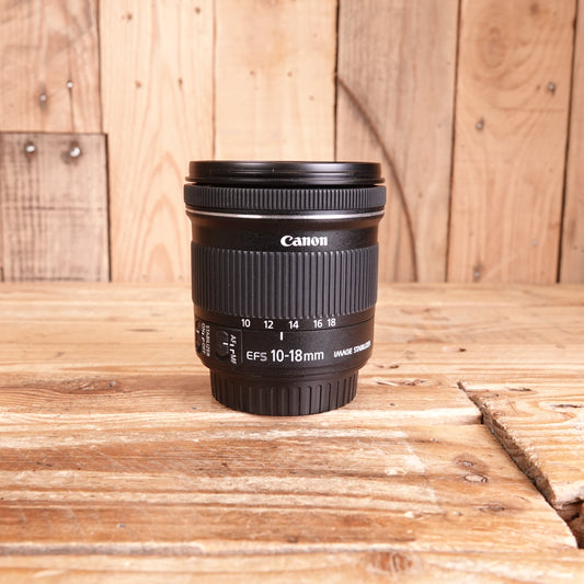 Used Canon EF-S 10-18mm F4.5-5.6 IS STM Lens