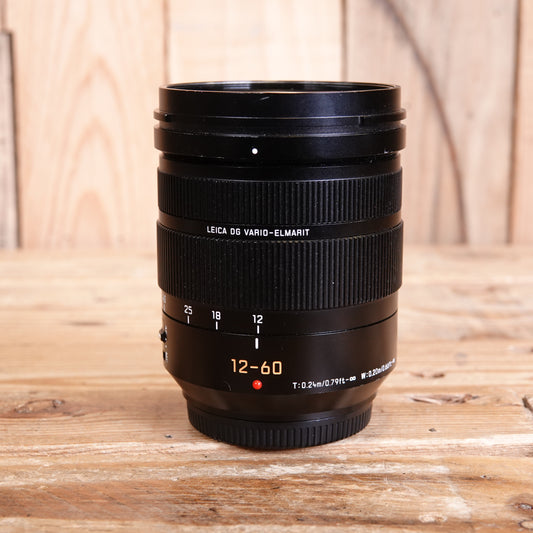 Used Panasonic 12-60mm F2.8-4 DG Vario Elmar Asph Micro Four Thirds Lens H-ES12060
