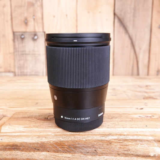 Used Sigma 16mm f1.4 DC DN Contemporary Lens - Canon M