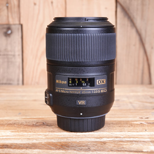 Used Nikon AF-S 85mm F3.5G ED VR Micro Lens