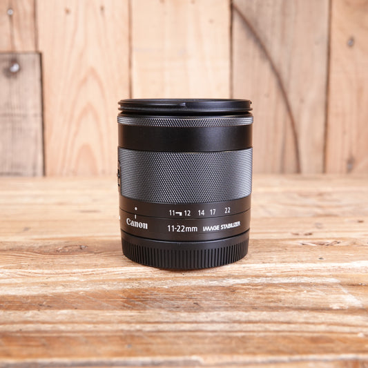 Used Canon EF-M 11-22mm F4.5-5.6 IS STM EOS M Lens