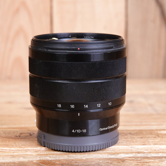 Used Sony E 10-18mm F4 OSS Lens