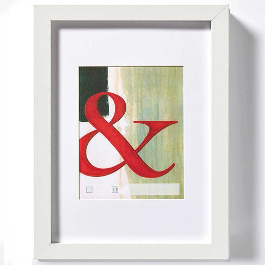 Walther White Stockholm 6x4 8x6 Inch Photo Frame Image 1