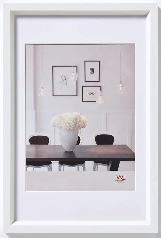 Walther Steel Style Photo Frame White 20x16 Inch