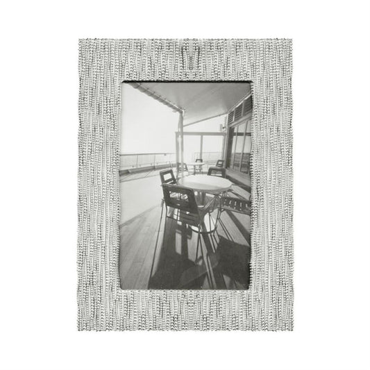 Zante Textured 6x4 Silver Frame Image 1