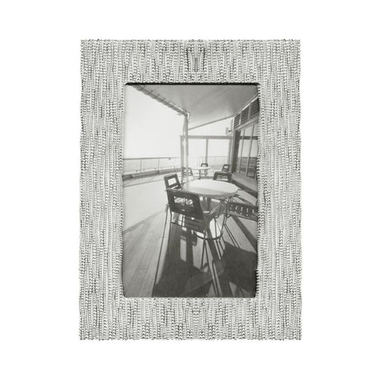 Zante Textured 7x5 Silver Frame Image 1