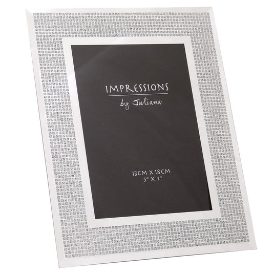 Glitter Crystal Square 7x5 Photo Frame Image 1