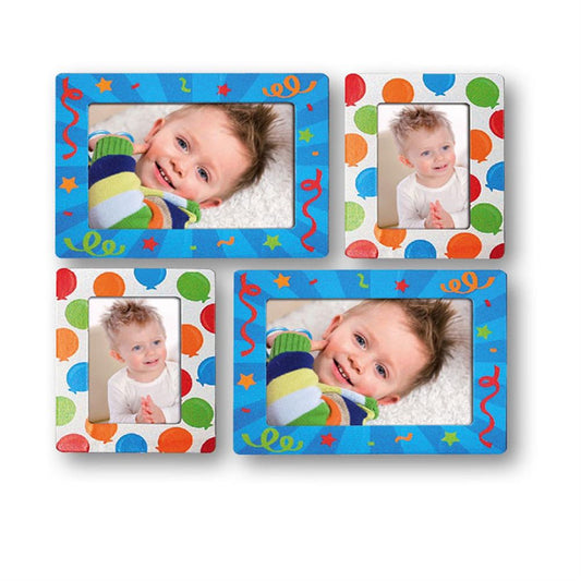 Sticky Photo Frame for 4 Photos - Balloons Image 1