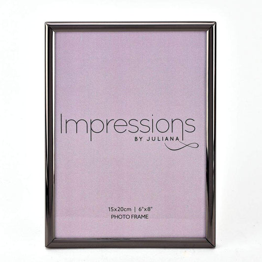 Impressions Thin Profile Pewter Finish Frames 8x6 Inch Image 2