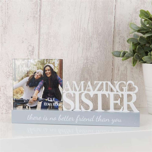 Celebrations Photo Frames | 4x4 Inch Photo Size Sister Image 1