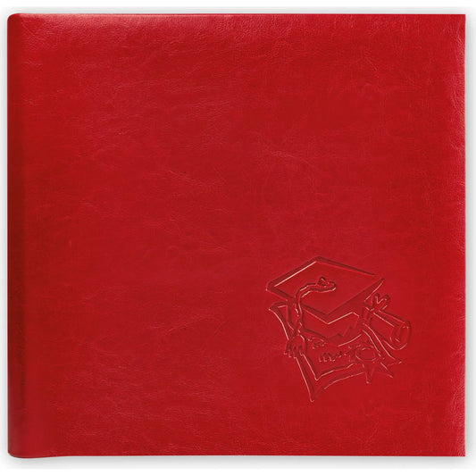 ZEP Graduation Red Traditional 30x30 Photo Album - 30 Pages