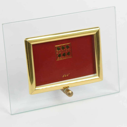 Sixtrees Flat Bevelled 3x2 Landscape Photo Frame - Gold Image 1