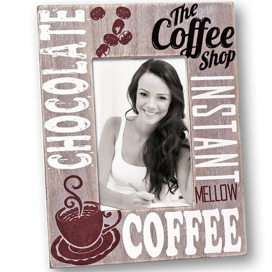 Chocolate Wood 7x5 Photo Frame Image 1