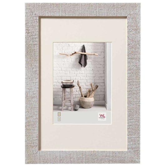 Walther Home Wooden Picture Frame - 15.75x11.75 inch - (Insert 10.75x8 inch) Light Grey Image 1