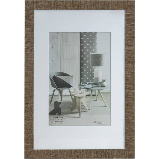 Walther Home Wooden Picture Frame - 17.75x11.75 inch - (Insert 11.75x8 inch) Medium Brown Image 1