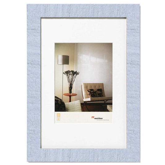 Walther Home Wooden Picture Frame - A4 Light Grey Image 1