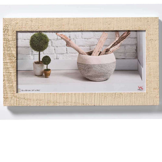 Walther Home Wooden Picture Frame - 11.75x6 inch - (No Insert) Cream White Image 1