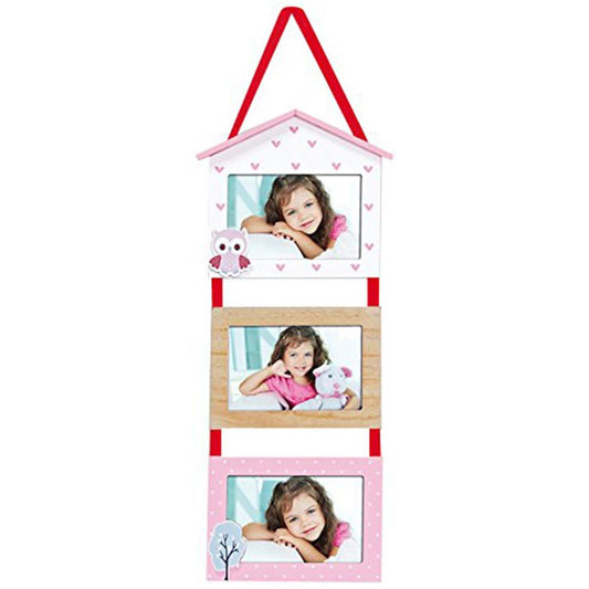 Leda Multi Aperture Photo Frame For 3 6x4 Photos Image 1