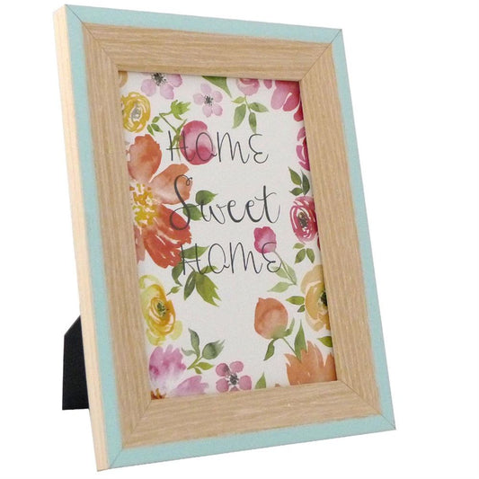 Spring Blue Wood 12x8 Photo Frame Image 1