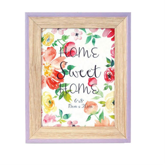 Spring Violet Wood 7x5 Photo Frame Image 1