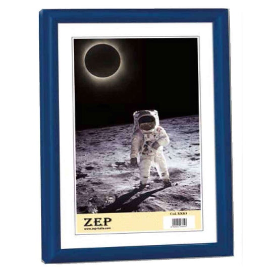ZEP Basic Collection Photo Frame with 9x14mm Profile, Lots of Colours and Sizes Blue A4 Image 1