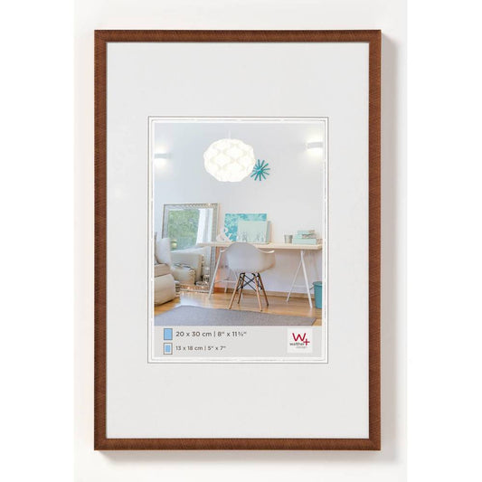 Walther New Lifestyle Photo Frame Bronze 9.5x7 Inch - (Insert 7x5 Inch)