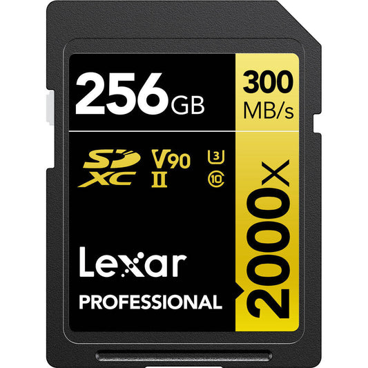 Lexar Professional 2000x 256GB SDXC UHS-II Memory Card Image 1