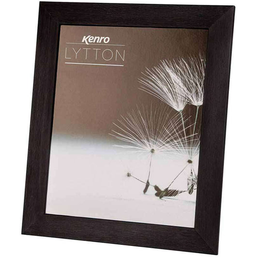 Kenro Lytton 7x5 Wood Photo Frame - Black