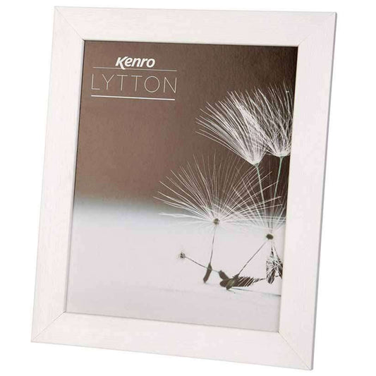 Kenro Lytton 7x5 Wood Photo Frame - White