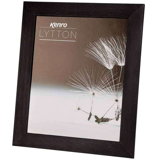 Kenro Lytton 8x6 Wood Photo Frame - Black