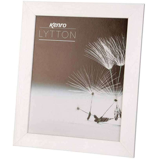 Kenro Lytton 8x6 Wood Photo Frame - White