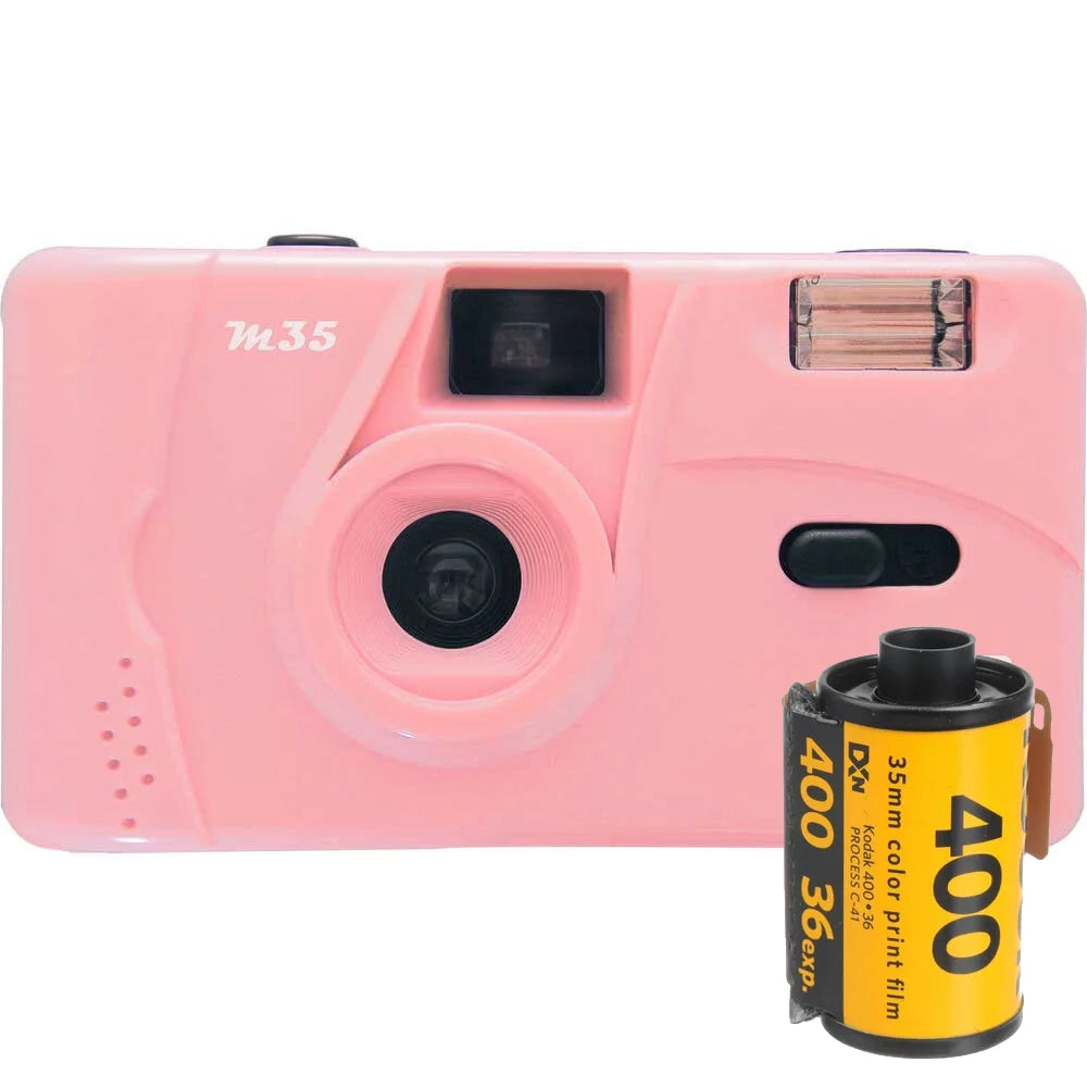 Kodak M35 Pink Camera Film Bundle