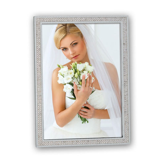 Rubens Silver Diamante 6x4 Photo Frame Image 1