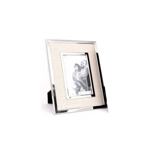 Sifcon Fabric 6x4 Photo Frame - Cream Image 1