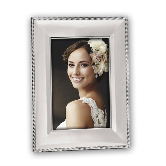 Lemno Silver 6x4 Wedding Photo Frame Image 1