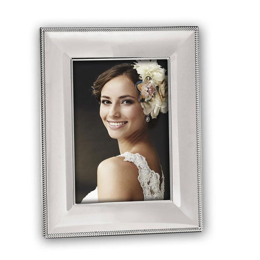 Lemno Silver 7x5 Wedding Photo Frame Image 1