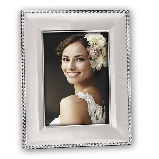 Lemno Silver 8x6 Wedding Photo Frame Image 1