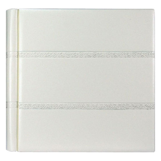 Matrimonio Cream Wedding Photo Album 12.5" Square Overall Image 1