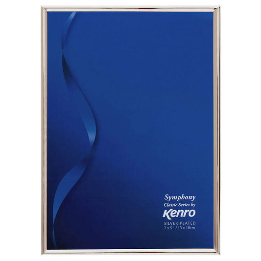 Kenro Symphony Classic 9x6 Silver Plated Frame Image 1