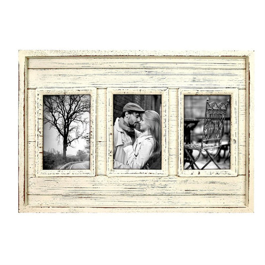 Fez Wooden Triple 6x4 Photo Frame Image 1