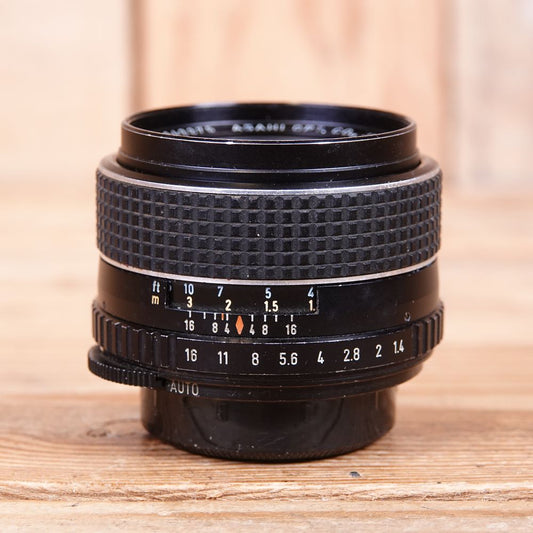 Used Pentax MF 50mm F1.4  SMC Manual Focus Lens Image 1