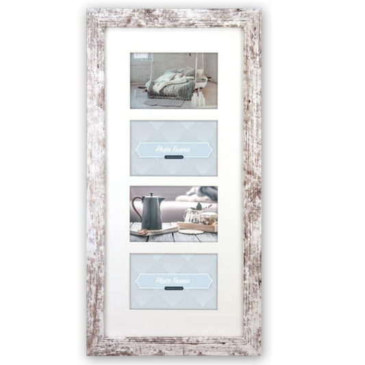 Wood Photo Frame for Four 6x4 inch Photos Image 1