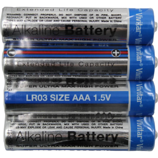 Vivitar Super Ultra Max High Power AAA Batteries 4pk