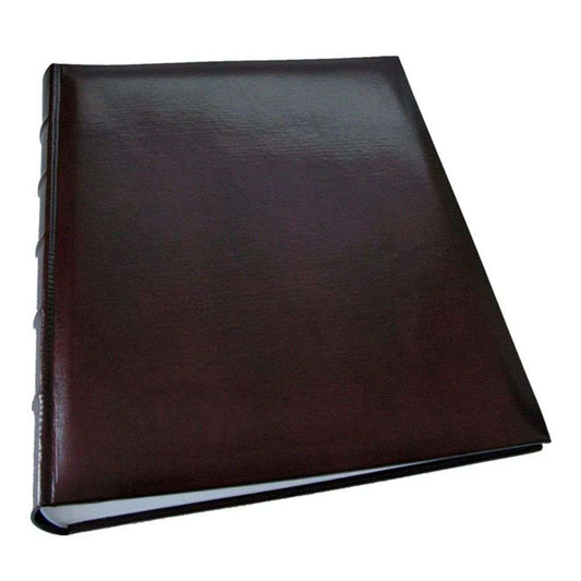 Walther Classic Extra Large Traditonal Photo Album - Burgundy - 80 Sides Image 1