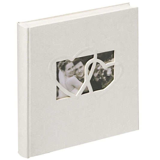 Walther Sweet Heart Traditional Cream Wedding Photo Album | 60 Sides Image 1