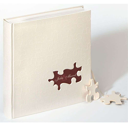 Walther Puzzle Traditional Wedding Photo Album - 60 Sides Image 1