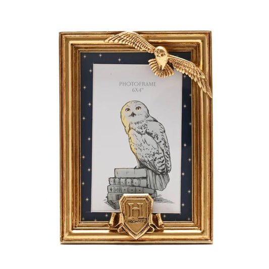 Harry Potter Alumni Hedwig Photo Frame - Gold - 6x4 Image 1