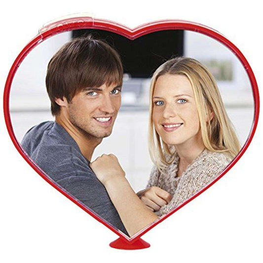Rotating Heart Frame - 4.25 x 4 inch - Red - Takes 2 Photos Image 1