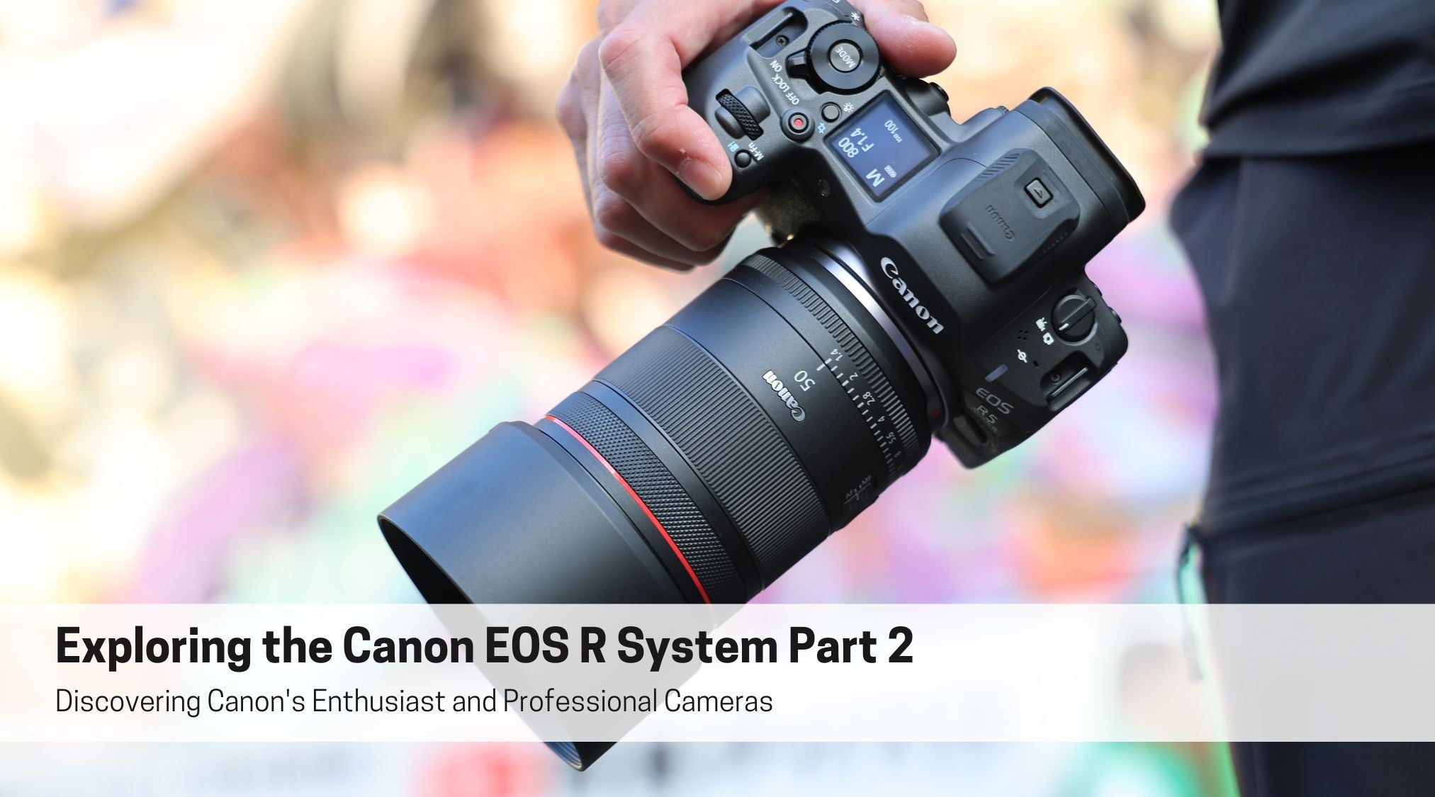 Eos R Sign Exploring the Canon EOS R Range Part 2: Enthusiast and Professional Ca